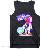 Eat Pizza Funny Happy Thanksgiving Tank Top thumb 0