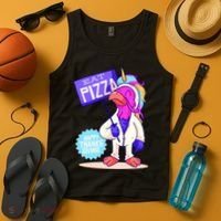 Eat Pizza Funny Happy Thanksgiving Tank Top thumb 4