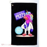 Eat Pizza Funny Happy Thanksgiving Golf Towel thumb 0