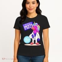 Eat Pizza Funny Happy Thanksgiving Women's T-Shirt thumb 4