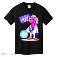 Eat Pizza Funny Happy Thanksgiving Kids T-Shirt thumb 0