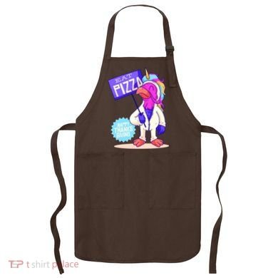 Eat Pizza Funny Happy Thanksgiving Apron