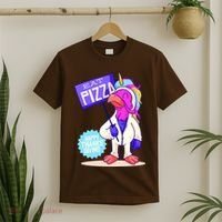 Eat Pizza Funny Happy Thanksgiving T-Shirt thumb 2