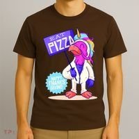 Eat Pizza Funny Happy Thanksgiving T-Shirt thumb 3