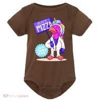 Eat Pizza Funny Happy Thanksgiving Baby Bodysuit thumb 0