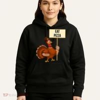 Eat Pizza Funny Turkey Hoodie thumb 5