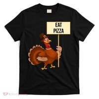 Eat Pizza Funny Turkey T-Shirt thumb 0