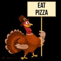 Eat Pizza Funny Turkey T-Shirt thumb 7