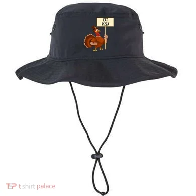 Eat Pizza Funny Turkey Bucket Hat
