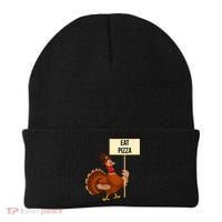 Eat Pizza Funny Turkey Beanie thumb 0