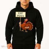Eat Pizza Not Turkey Hoodie thumb 2