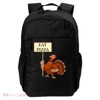 Eat Pizza Not Turkey Backpack thumb 0