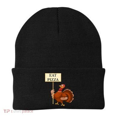 Eat Pizza Not Turkey Beanie