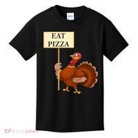 Eat Pizza Not Turkey Kids T-Shirt thumb 0