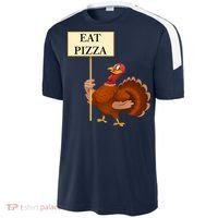 Eat Pizza Not Turkey Sport-Tek Competitor United Soccer Jersey thumb 2