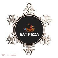 Eat Pizza Not Turkey Funny Thanksgiving Ornament thumb 0