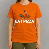 Eat Pizza Not Turkey Funny Thanksgiving T-Shirt thumb 4