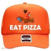 Eat Pizza Not Turkey Funny Thanksgiving Hat thumb 0