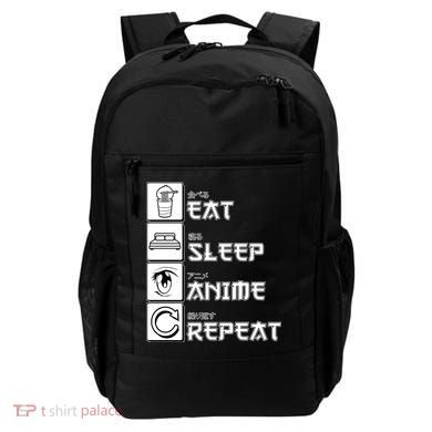 Eat Sleep Anime Repeat Backpack