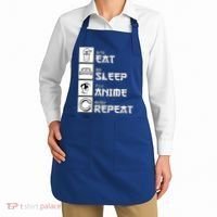 Eat Sleep Anime Repeat Apron thumb 2
