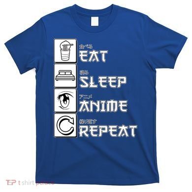 Eat Sleep Anime Repeat T-Shirt