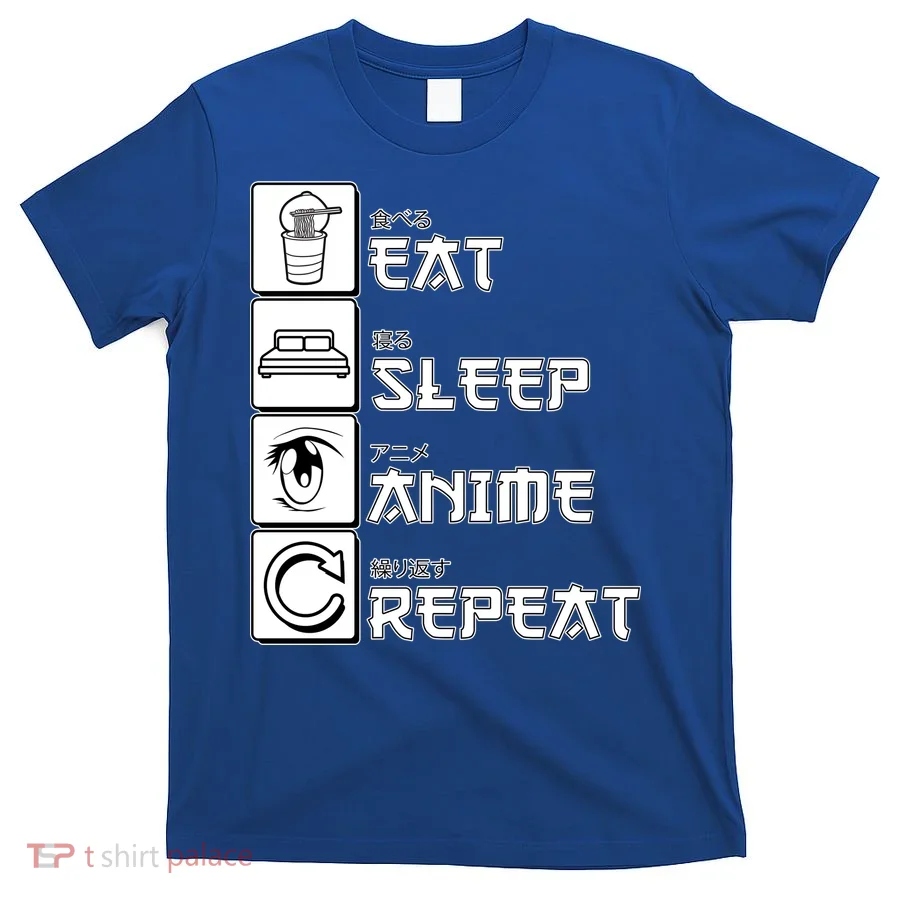 Eat Sleep Anime Repeat T-Shirt