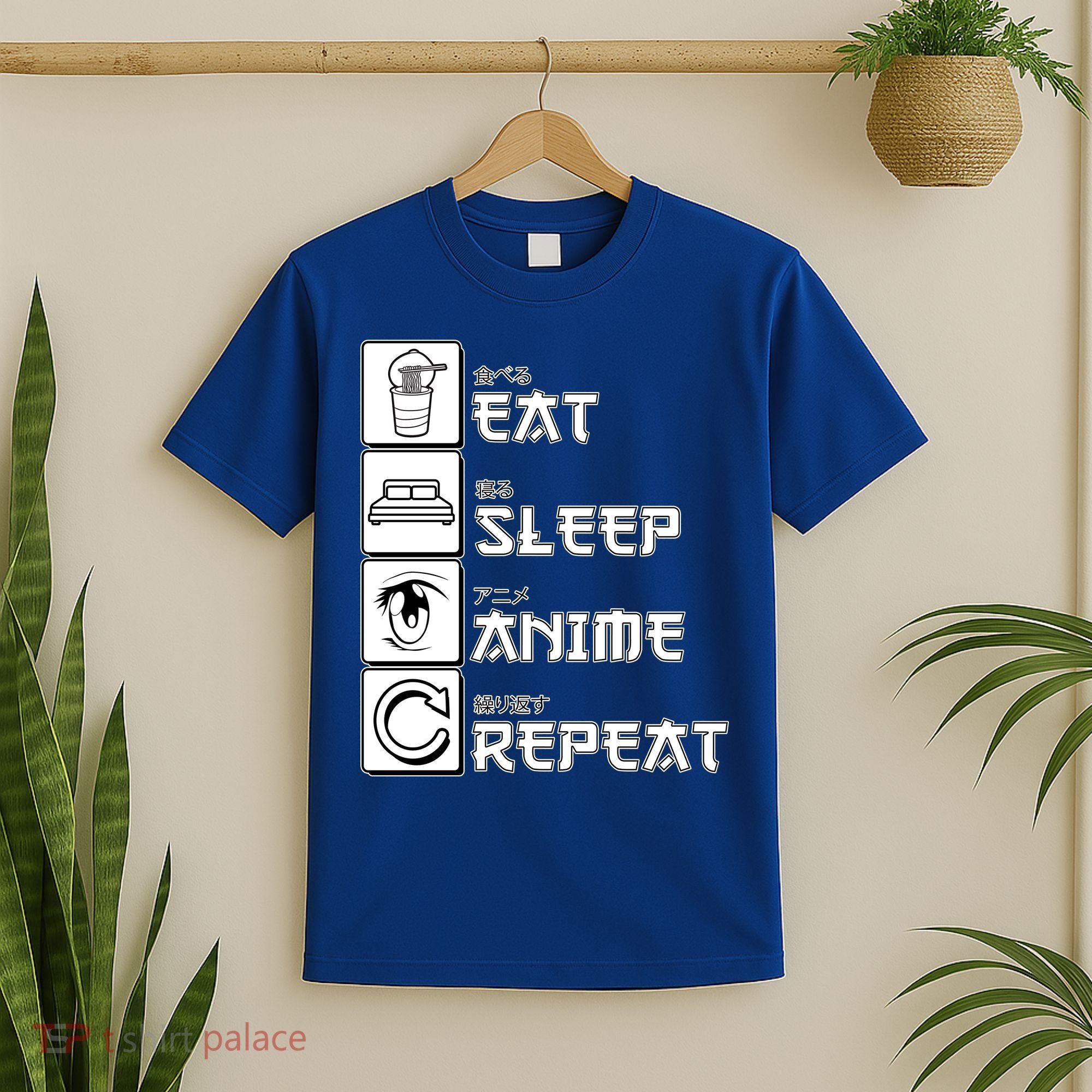 Eat Sleep Anime Repeat T-Shirt