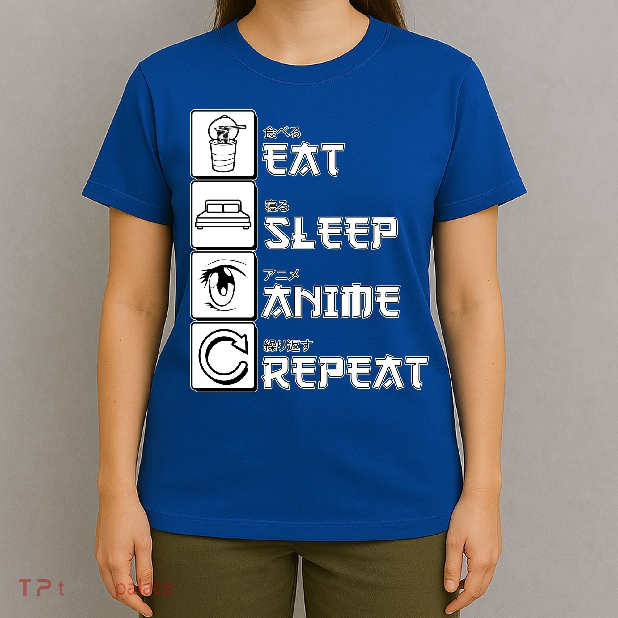 Eat Sleep Anime Repeat T-Shirt