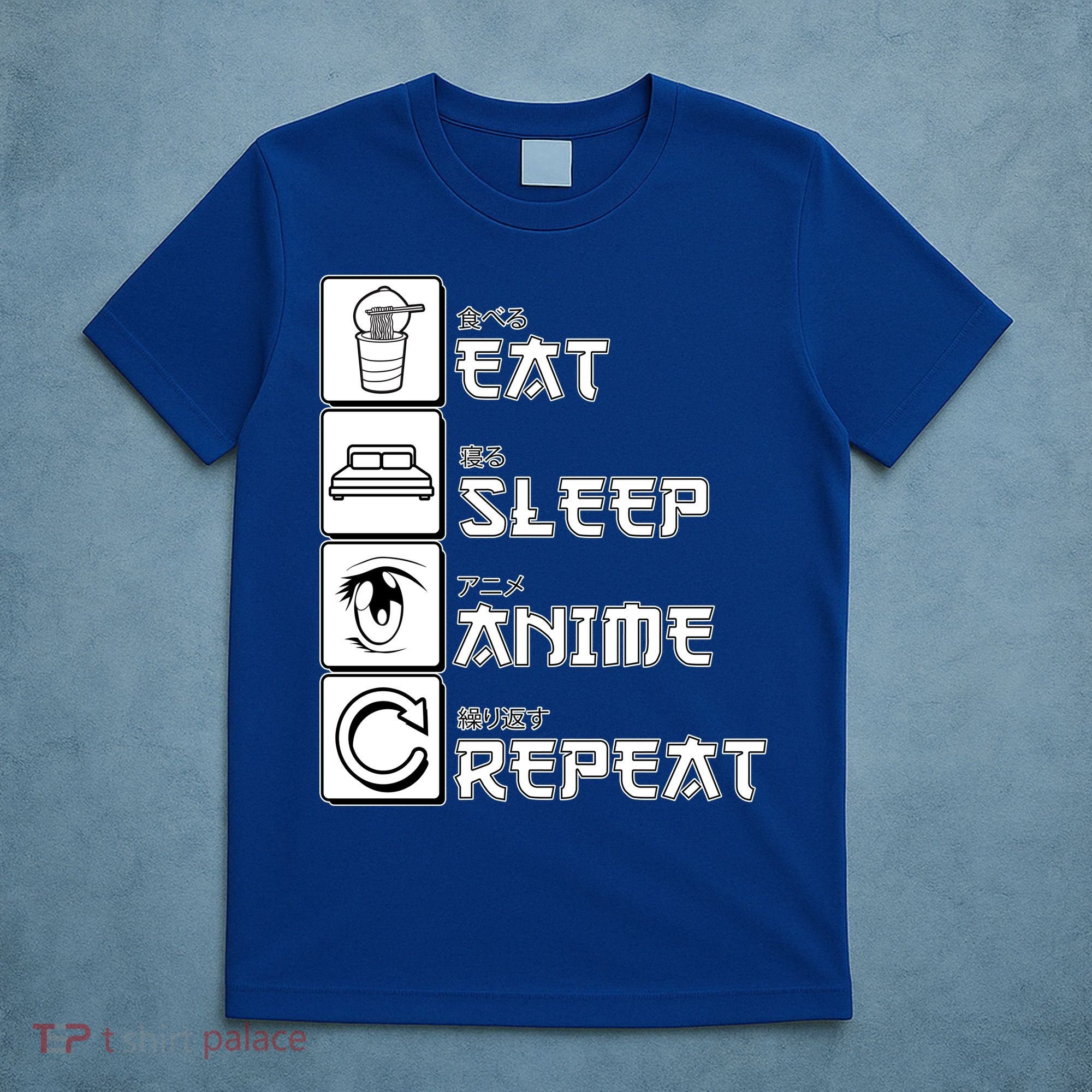 Eat Sleep Anime Repeat T-Shirt