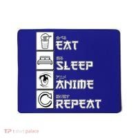 Eat Sleep Anime Repeat Mousepad thumb 0