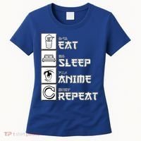 Eat Sleep Anime Repeat Women's T-Shirt thumb 0