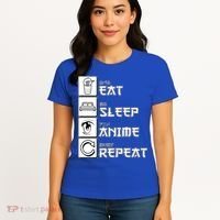 Eat Sleep Anime Repeat Women's T-Shirt thumb 4