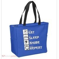 Eat Sleep Anime Repeat Tote Bag thumb 2