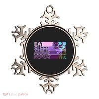 Eat Sleep Anime Repeat Funny Cartoon Ornament thumb 0