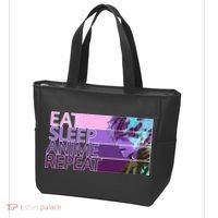 Eat Sleep Anime Repeat Funny Cartoon Tote Bag thumb 3