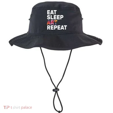 Eat Sleep Art Repeat Bucket Hat