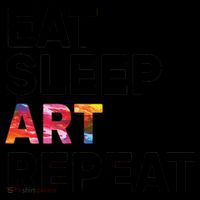 Eat Sleep Art Repeat Coffee Mug thumb 5