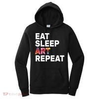 Eat Sleep Art Repeat Women's Hoodie thumb 0