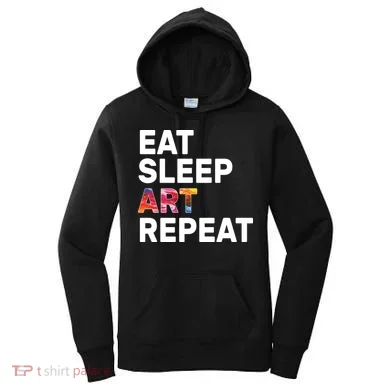 Eat Sleep Art Repeat Women's Hoodie