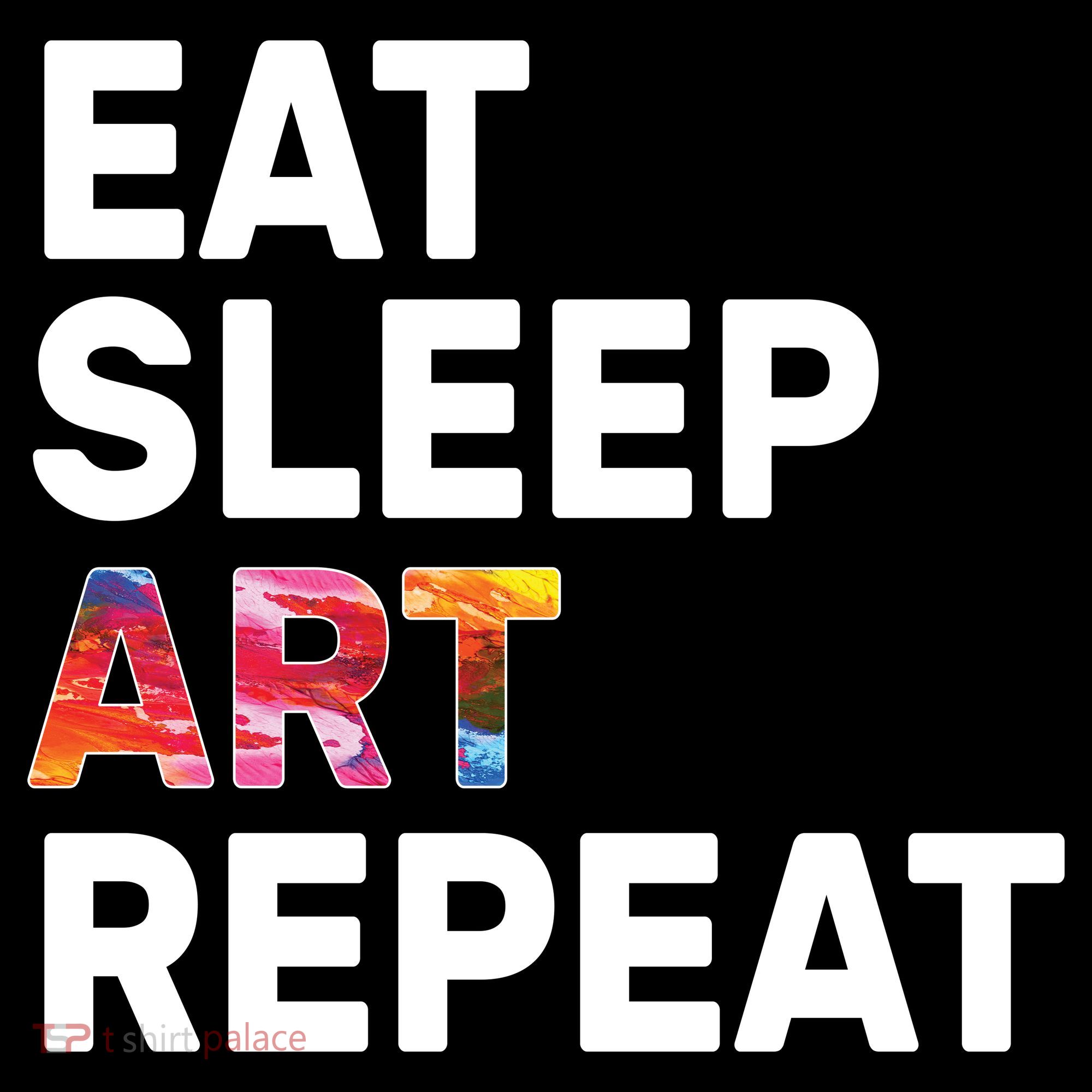 Eat Sleep Art Repeat Women's Hoodie