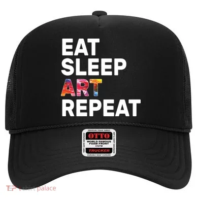 Eat Sleep Art Repeat Hat