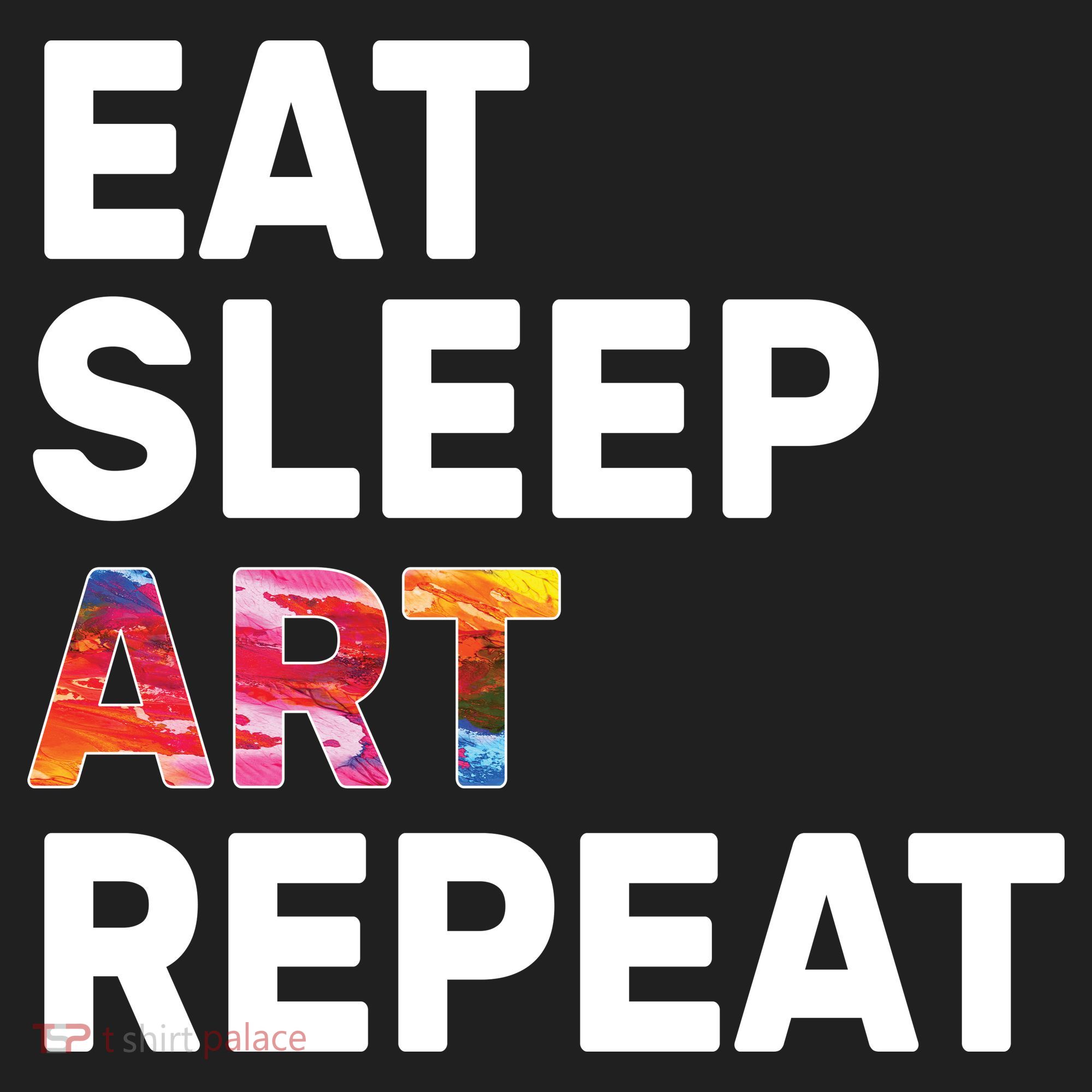Eat Sleep Art Repeat Hat
