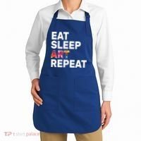 Eat Sleep Art Repeat Apron thumb 2