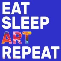 Eat Sleep Art Repeat Sweatshirt thumb 3