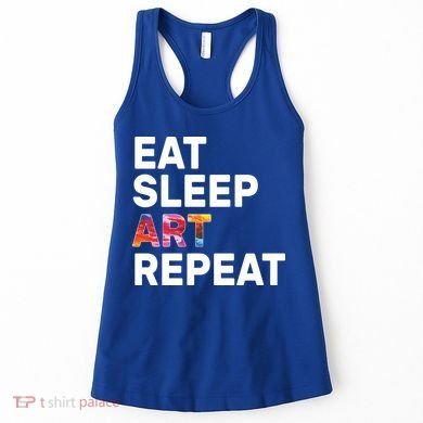 Eat Sleep Art Repeat Women's Tank Top