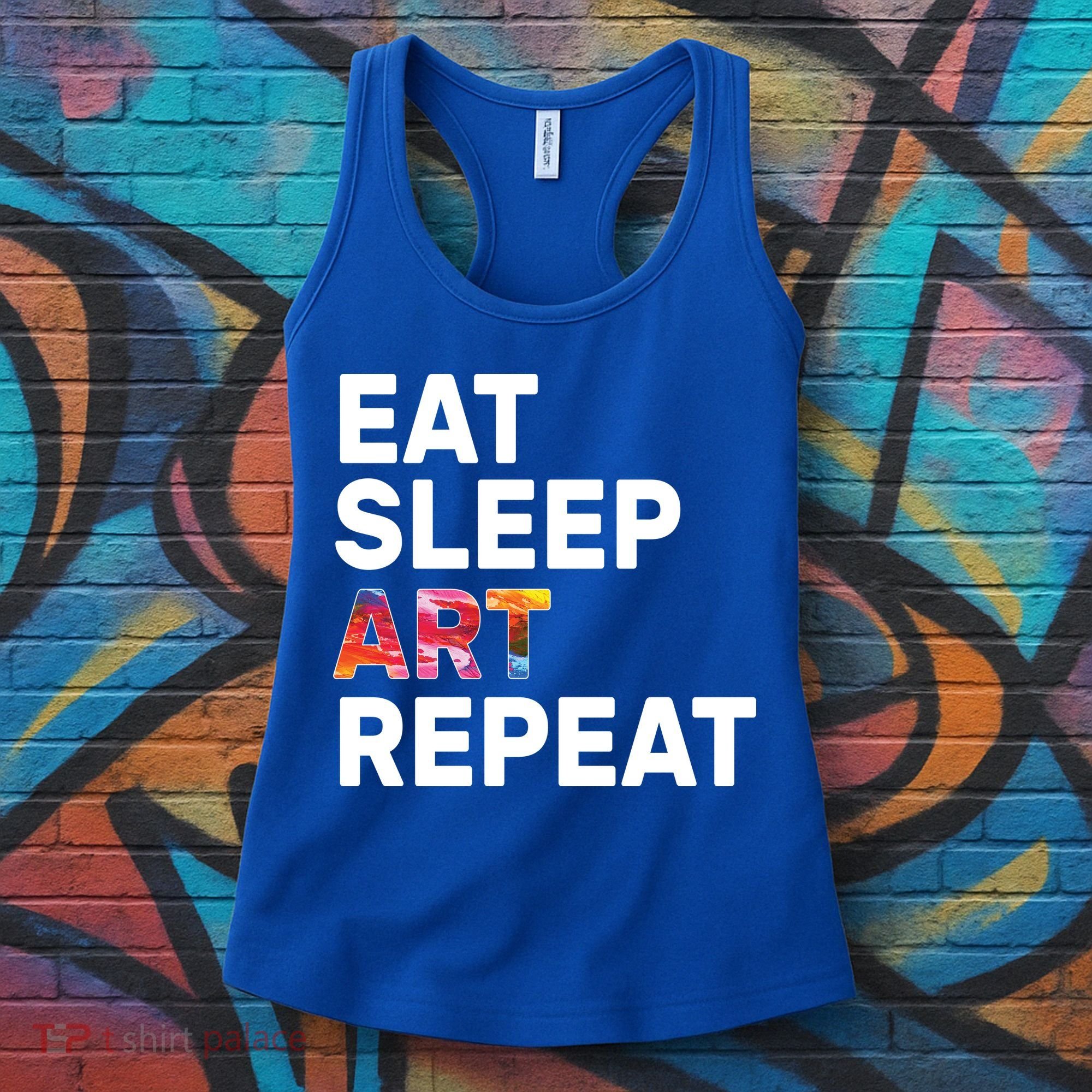 Eat Sleep Art Repeat Women's Tank Top