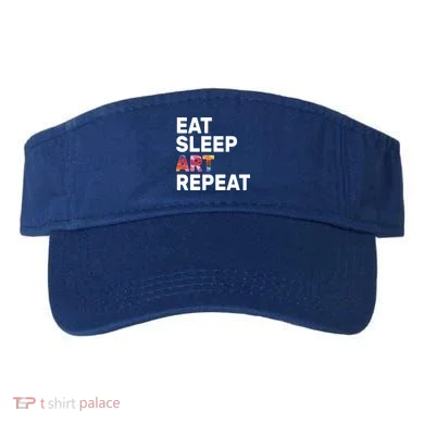 Eat Sleep Art Repeat Visor
