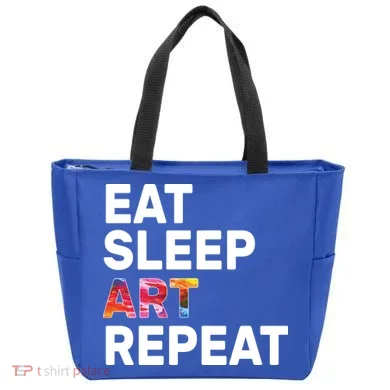 Eat Sleep Art Repeat Tote Bag