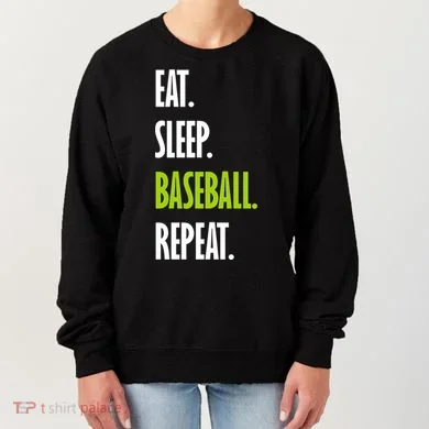 Eat Sleep Baseball Repeat Women's Sweatshirt