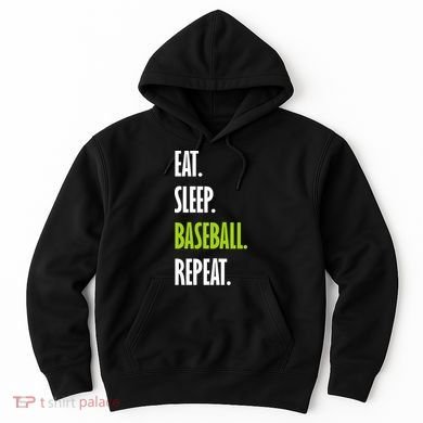 Eat Sleep Baseball Repeat Hoodie